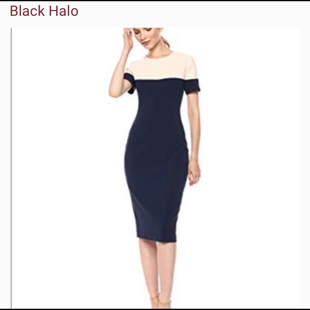 Black Halo Layne Sheath Dress Size 4